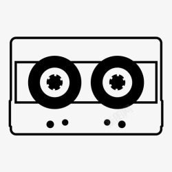 音频盒式磁带盒式磁带音频甲板图标高清图片