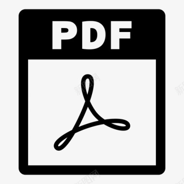 Adobepdf文件阅读校对图标图标