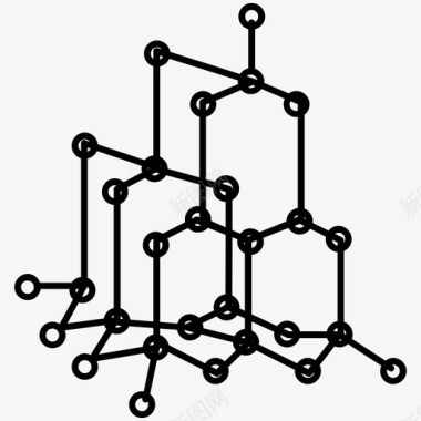 结构原子分支图标图标
