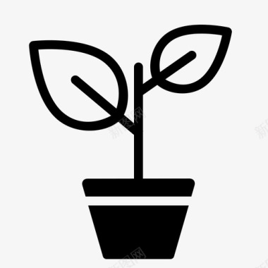 植物藤蔓树图标图标