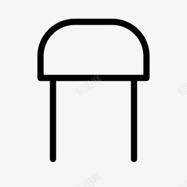 小凳子凳子椅子家具图标图标
