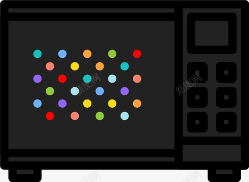 微波炉微波炉厨房家庭图标图标