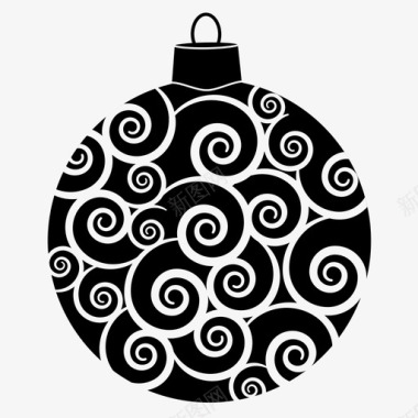装饰球圣诞饰品订单礼物图标图标