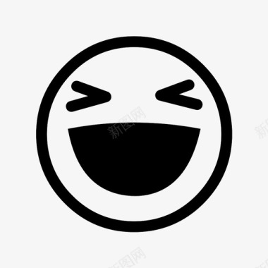 张嘴快乐表情兴奋图标图标