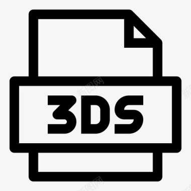 3d3ds文件类型存储图标图标