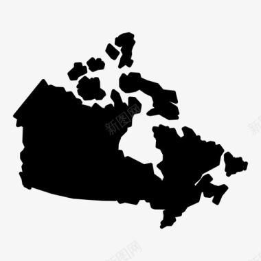 世界地图png加拿大多伦多导航图标图标