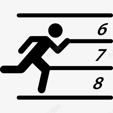 跑步的乌龟跑步者运动多运动图标图标
