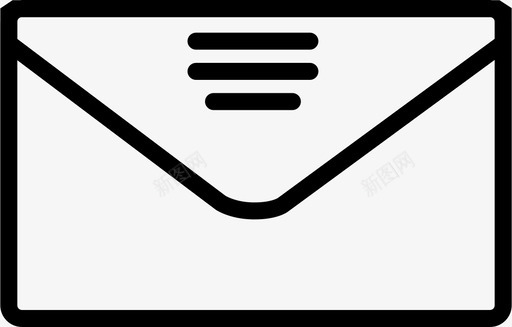 信封信件投递图标图标