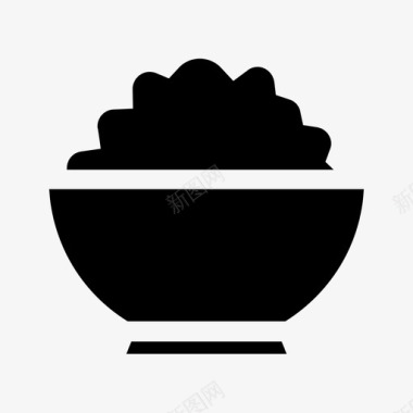 粮食素材饭碗上菜东方菜图标图标