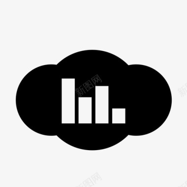 flash软件云条形图软件规划图标图标