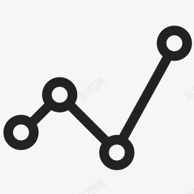 大楼数据图分析统计线图标图标