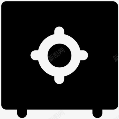 印记银行保险箱存储保险箱图标图标