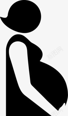 孩子和婴儿怀孕有孩子怀孕者图标图标