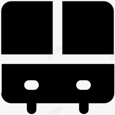 公共交通标识公共交通交通粗体图标图标