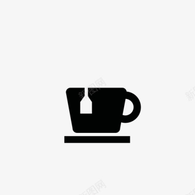 茶托茶杯茶点茶包图标图标