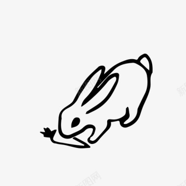 性格兔子性格野兔图标图标