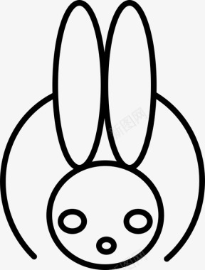 兔子兔子阿尼玛可爱图标图标