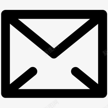 通讯邮件电子邮件信封图标图标
