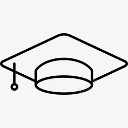 边缘帽砂浆板智能学校图标高清图片
