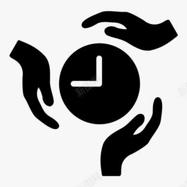 时间管理分配时钟图标图标