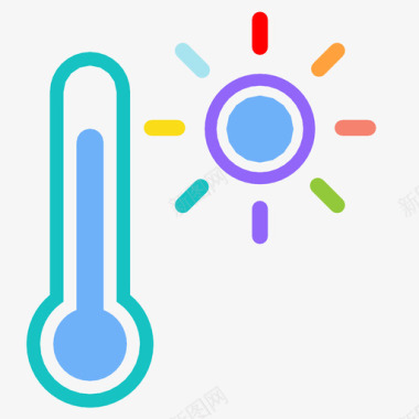 温度计温度计宽天气图标图标