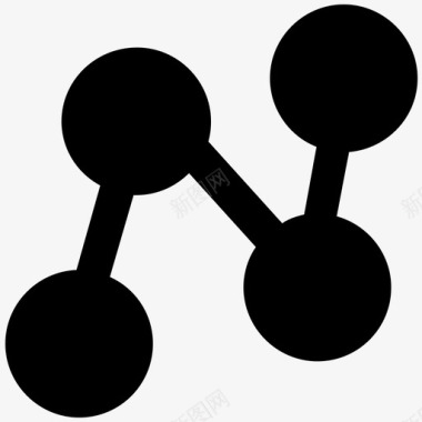 分子结构背景分子结构科学大胆的固体图标图标