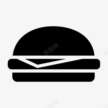 芝士汉堡牛肉熟食图标图标