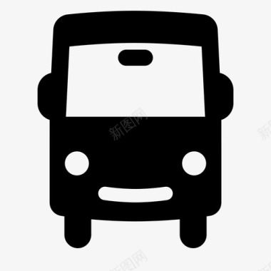 快乐巴士交通公交图标图标