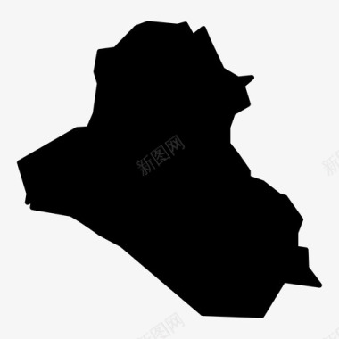 黑五素材伊拉克好伊拉克黑伊拉克图标图标