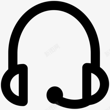 耳机转换线耳机电子音乐图标图标