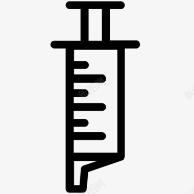 卡通微笑医生液体注射器针头药品图标图标