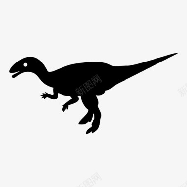 恐龙动物头骨恐龙大型爬行动物巨蜥图标图标