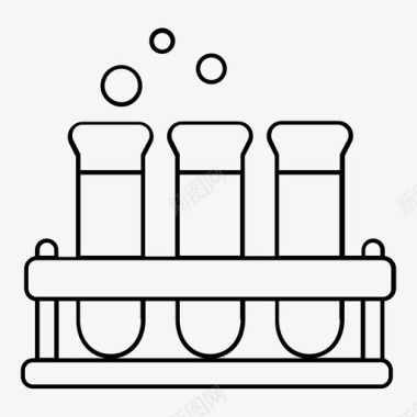 烧杯医学概要图标图标