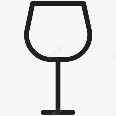 葡萄酒酒店系列图标图标