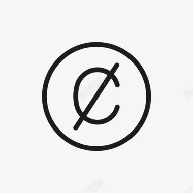 古楼一角美分硬币镍货币图标图标