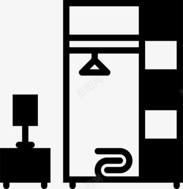 衣柜家居衣架图标图标