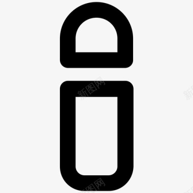 护发素护发素衣服大胆的线条图标图标