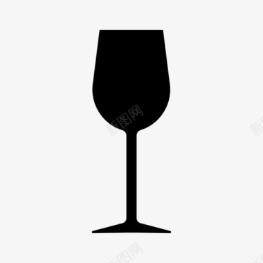 葡萄酒杯红酒饮料图标图标