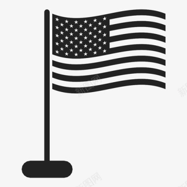 美国国旗爱国国家图标图标
