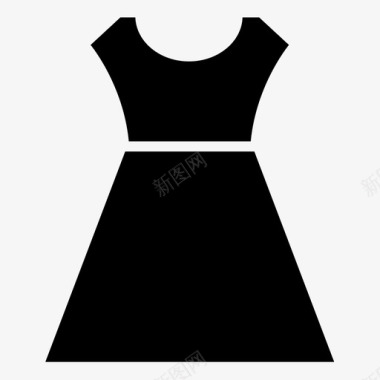 女性服装连衣裙衣服服装图标图标