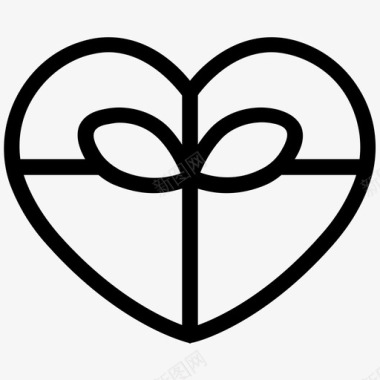 礼品盒爱情浪漫系列图标图标
