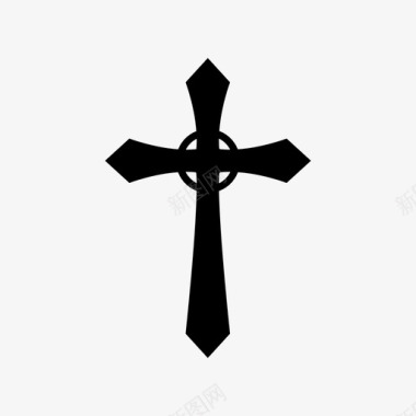 圣洁十字架吊坠耶稣图标图标