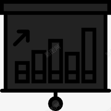 实力展示图表展示针点组织图标图标