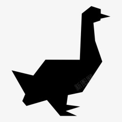 群鹅鹅鸭鸭科图标高清图片