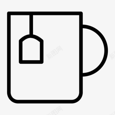 茶酒茶酒吧早餐图标图标
