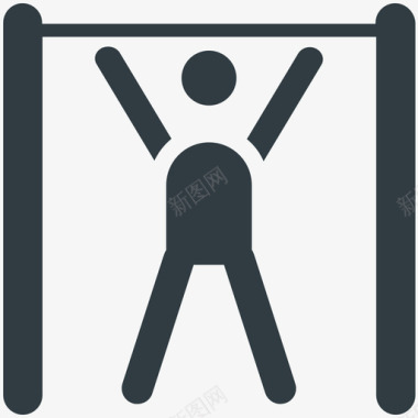 体操运动员健身酷标图标图标