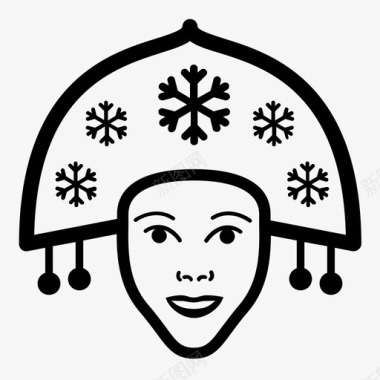 冬天雪人展示品物品图标图标