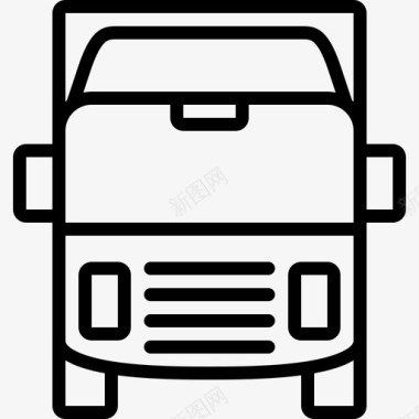 全新出发卡车运输拖运图标图标