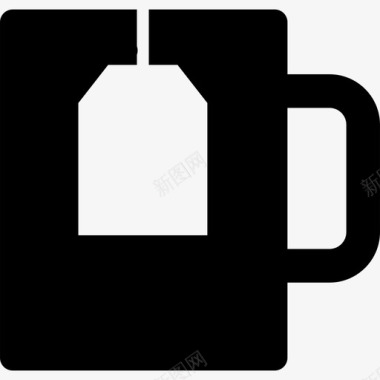 茶壶食物饮料套装图标图标