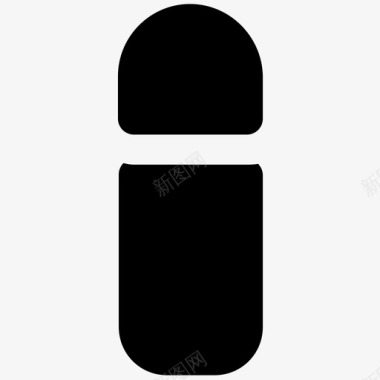 护发素护发素衣服大胆的固体图标图标